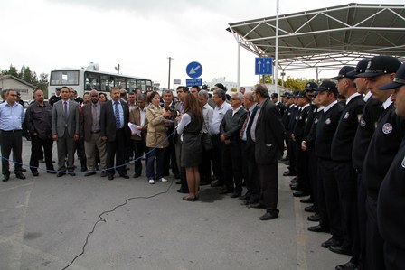 Kermiya’daki geçiş noktasında eylem yapıldı Kermiya’daki geçiş noktasında eylem yapıldı