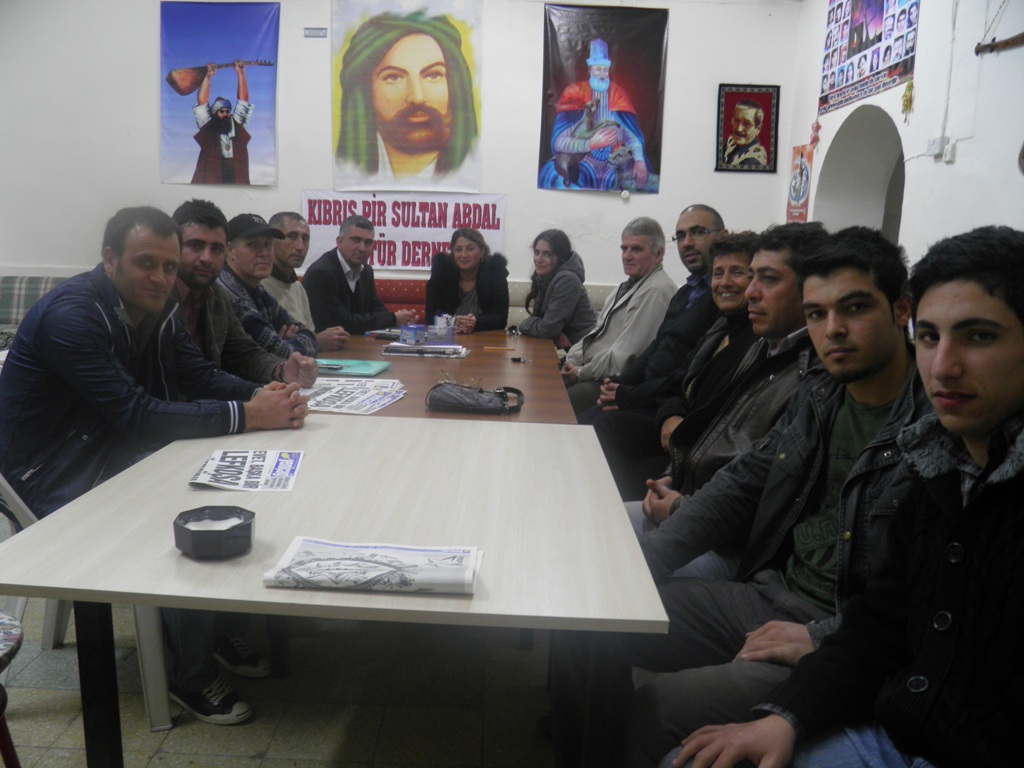 YKP, Kıbrıs Pir Sultan Abdal Kültür Derneği’ni ziyaret etti YKP, Kıbrıs Pir Sultan Abdal Kültür Derneği’ni ziyaret etti