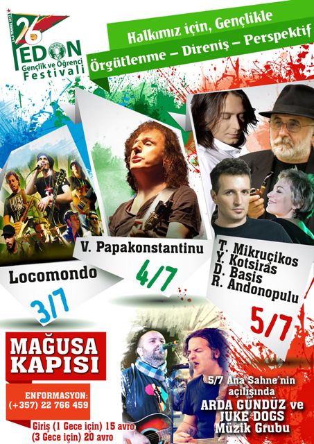 EDON’un 26. Kıbrıs Gençlik ve Öğrenci Festivali EDON’un 26. Kıbrıs Gençlik ve Öğrenci Festivali