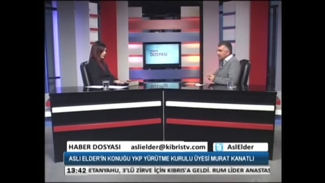 VİDEO: Kıbrıs TVde Aslı Elder’in konuğu YKP Yürütme Kurulu üyesi Murat Kanatlı VİDEO: Kıbrıs TVde Aslı Elder’in konuğu YKP Yürütme Kurulu üyesi Murat Kanatlı