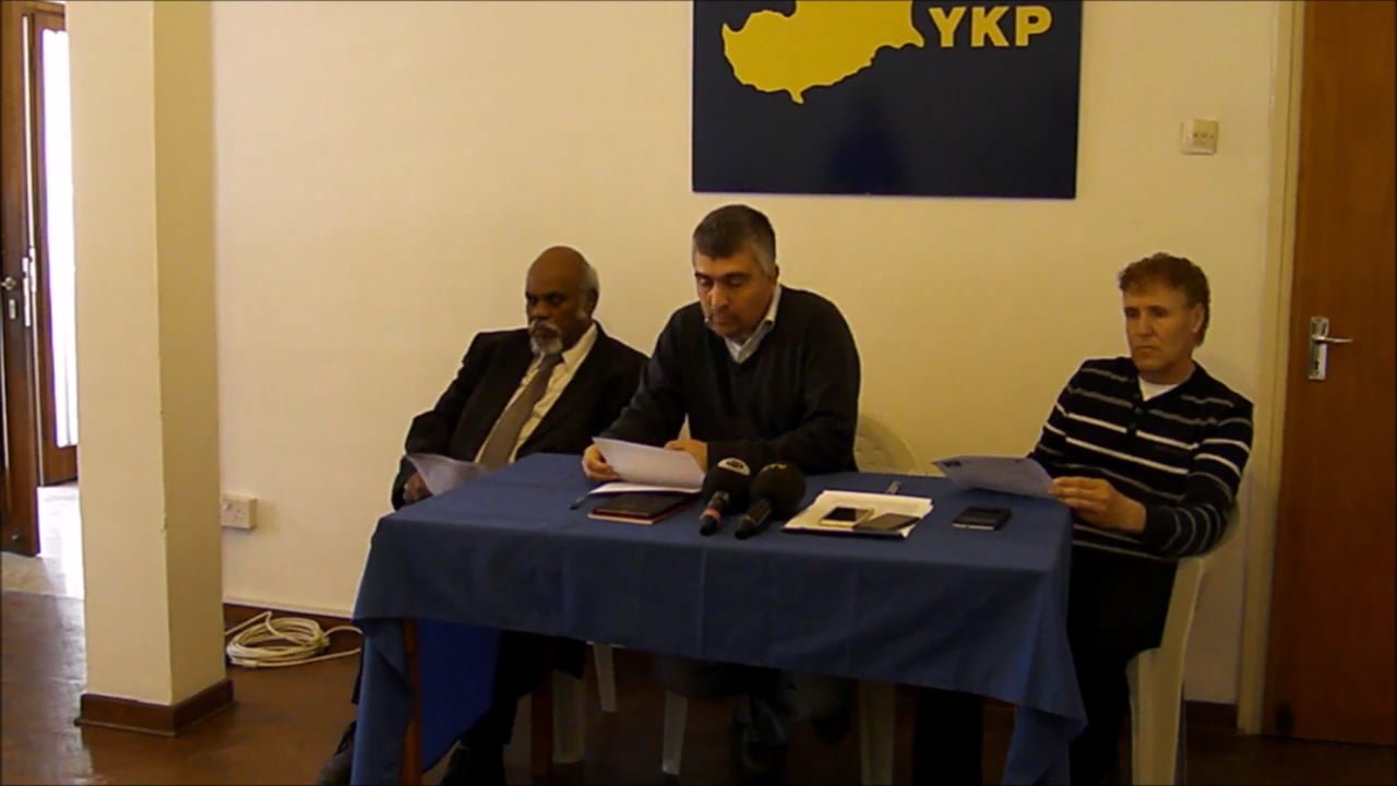 VİDEO: Dünya Su Günü’nde YKP’nin basın toplantısı VİDEO: Dünya Su Günü’nde YKP’nin basın toplantısı