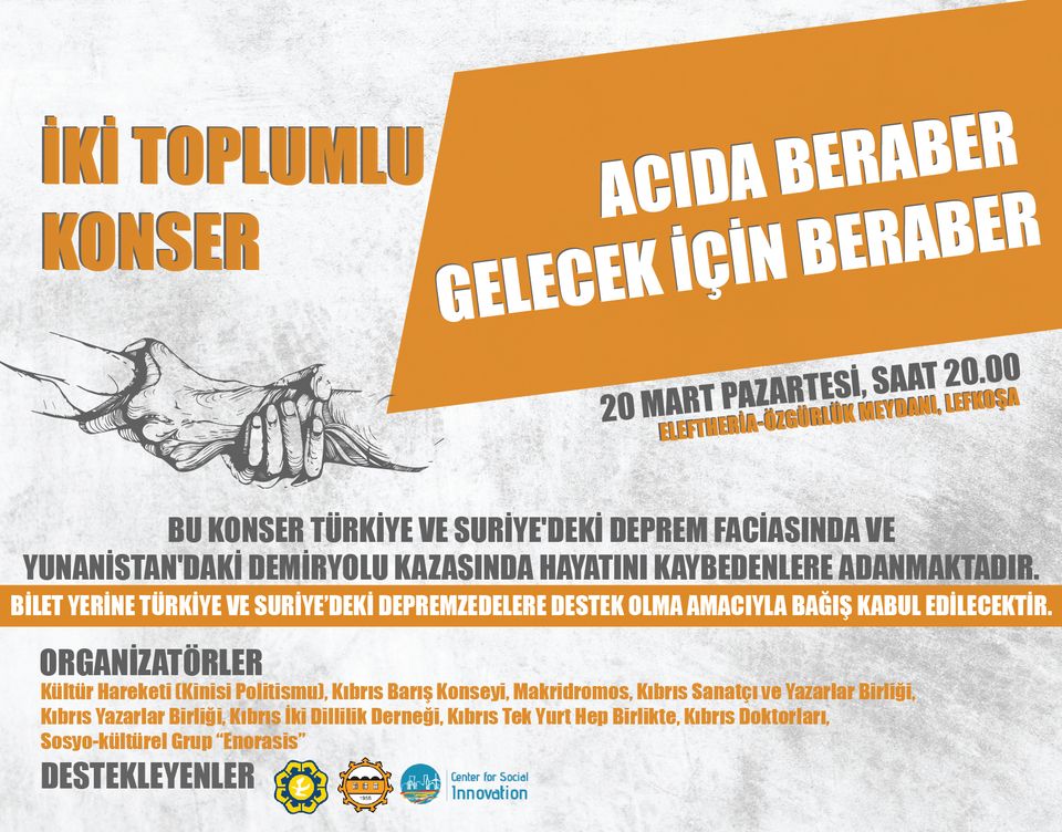 İki Toplumlu Konser: ACIDA BERABER – GELECEK İÇİN BERABER İki Toplumlu Konser: ACIDA BERABER – GELECEK İÇİN BERABER