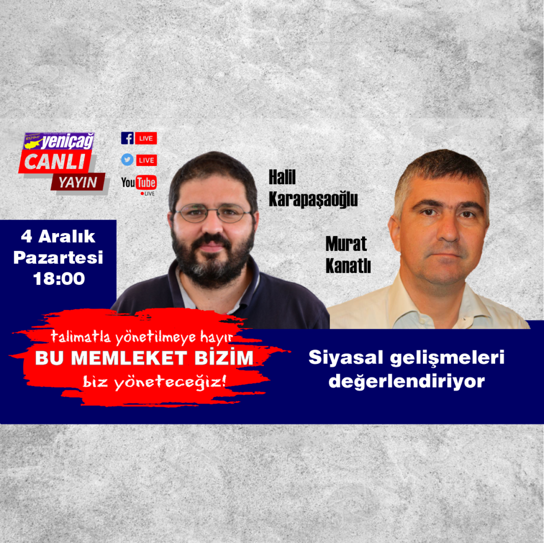 Halil Karapaşaoğlu ve Murat Kanatlı siyasal gelişmeleri konuşuyor Halil Karapaşaoğlu ve Murat Kanatlı siyasal gelişmeleri konuşuyor