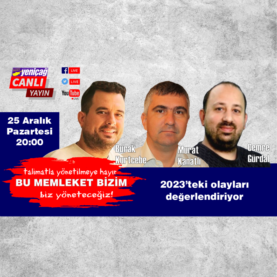 Burak Kurtcebe, Cemre Gürdal ve Murat Kanatlı 2023’teki olayları değerlendiriyor Burak Kurtcebe, Cemre Gürdal ve Murat Kanatlı 2023’teki olayları değerlendiriyor