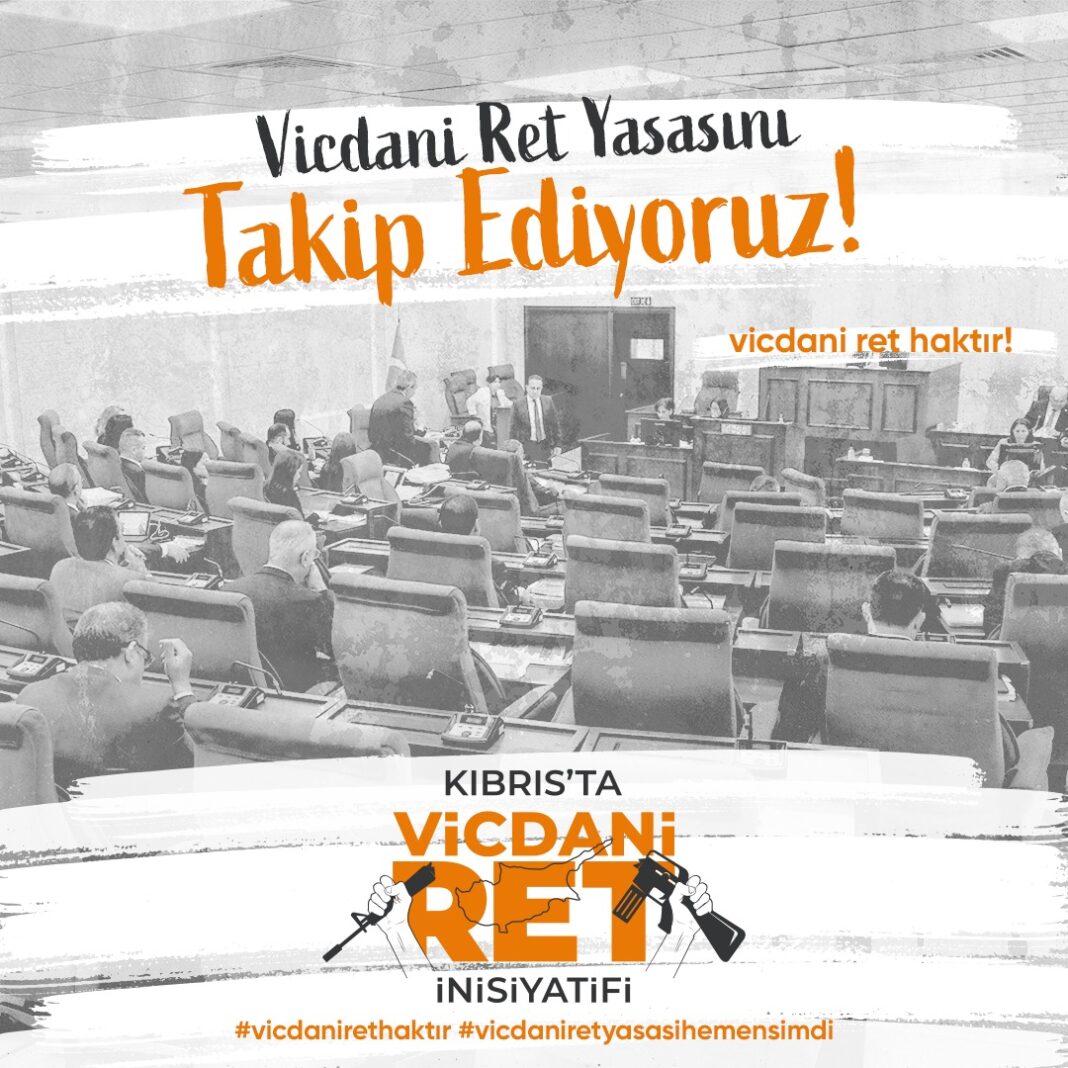 Kıbrıs’ta Vicdani Ret İnisiyatifi, meclis önünde yasa değişikliği için toplanıyor Kıbrıs’ta Vicdani Ret İnisiyatifi, meclis önünde yasa değişikliği için toplanıyor