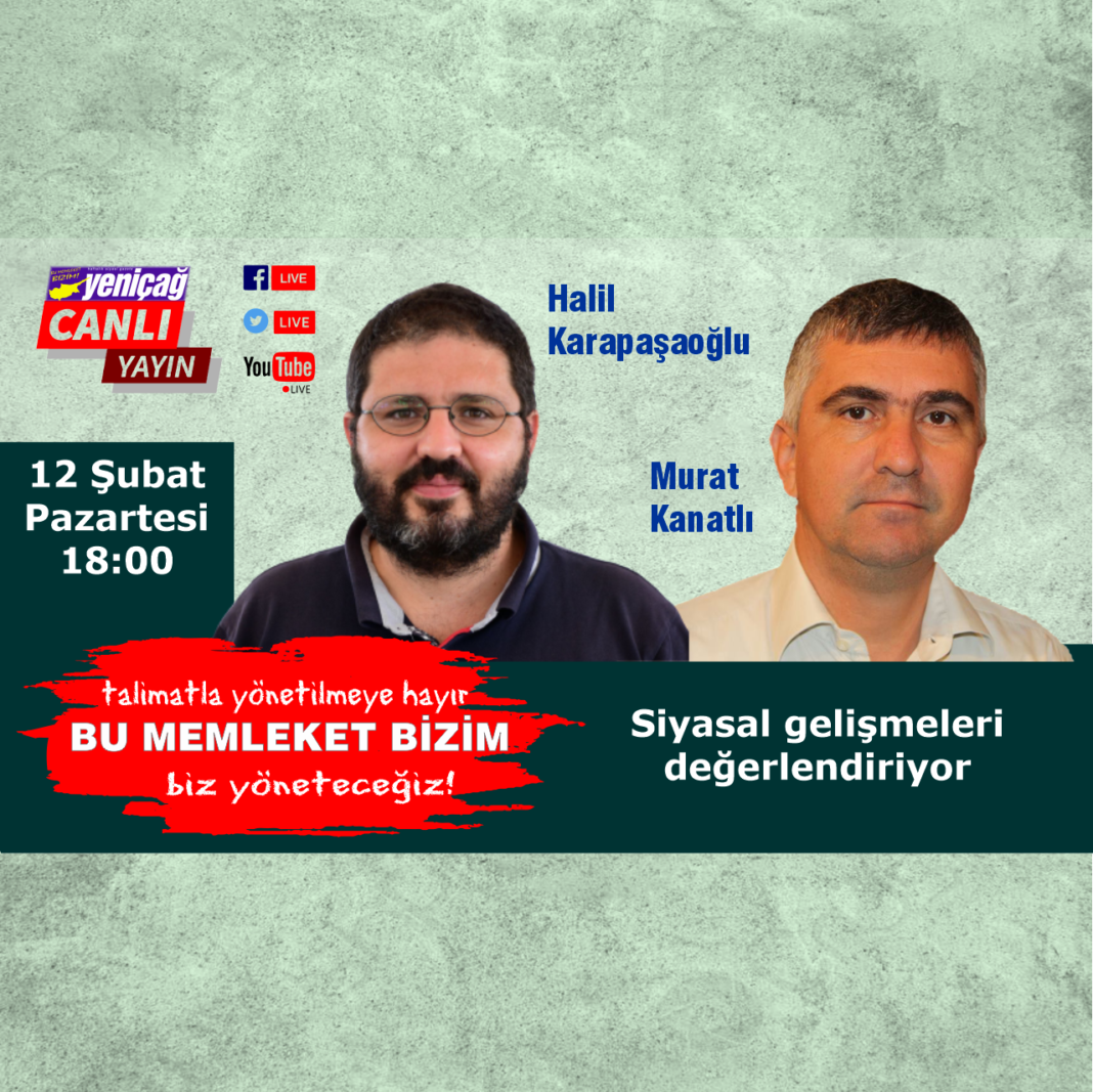 Halil Karapaşaoğlu ve Murat Kanatlı siyasal gelişmeleri konuşuyor Halil Karapaşaoğlu ve Murat Kanatlı siyasal gelişmeleri konuşuyor