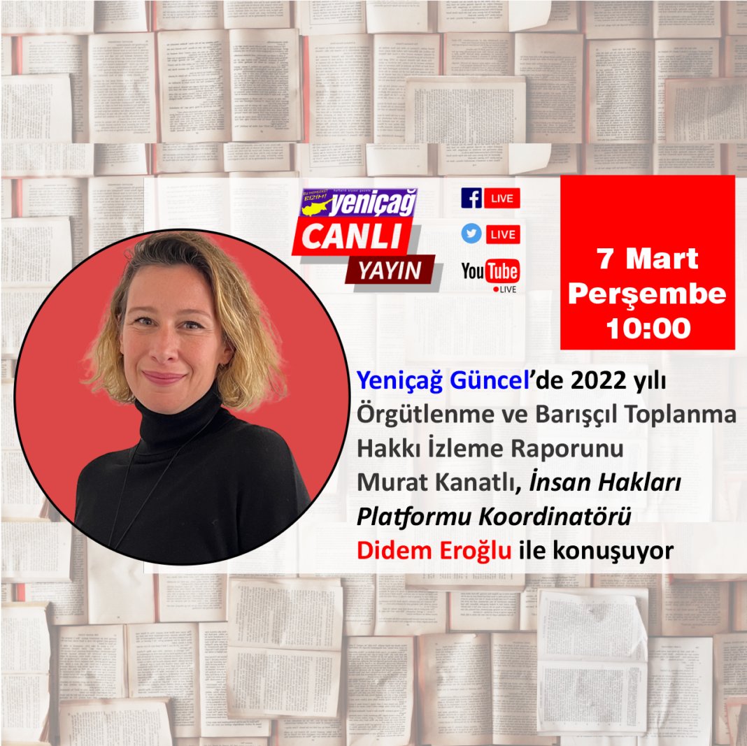Yeniçağ Güncel’de Murat Kanatlı Didem Eroğlu ile değerlendirmeler yapıyor Yeniçağ Güncel’de Murat Kanatlı Didem Eroğlu ile değerlendirmeler yapıyor