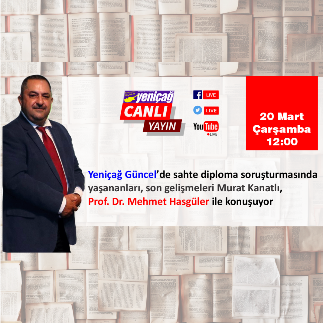 Yeniçağ Güncel’de Murat Kanatlı Prof. Dr. Mehmet Hasgüler ile değerlendirmeler yapıyor Yeniçağ Güncel’de Murat Kanatlı Prof. Dr. Mehmet Hasgüler ile değerlendirmeler yapıyor