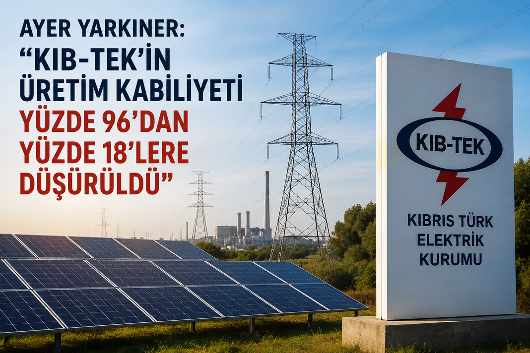 Ayer Yarkıner: Enerjide rant sistemi Kıb-Tek’in üretim gücünü yüzde 96’dan yüzde 18’e düşürdü Ayer Yarkıner: Enerjide rant sistemi Kıb-Tek’in üretim gücünü yüzde 96’dan yüzde 18’e düşürdü